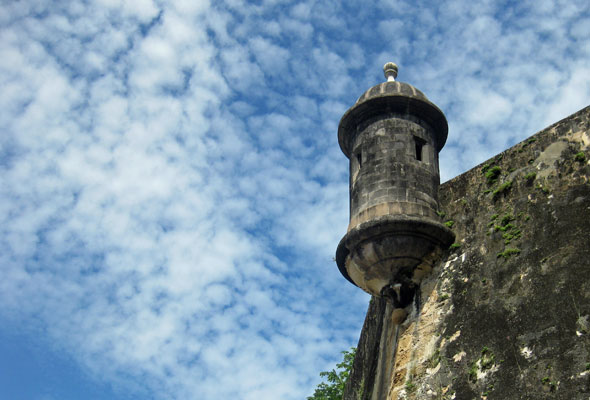 Garita at paseo del morro old san juan