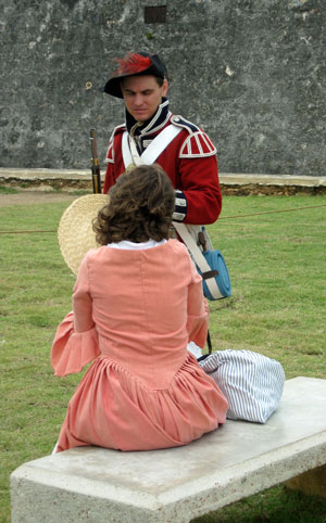 Reenactment 1797 Battle of San Juan