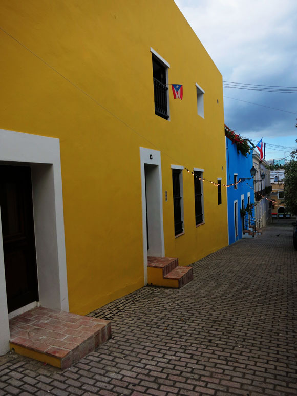 Yellow and Blue Old San Juan