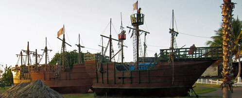 arecibo columbus replica ships
