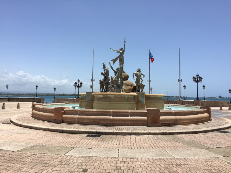 Raices Fountail, OLd San Juan