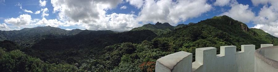 El Yunque Panorama from Yokahu Observation Tower