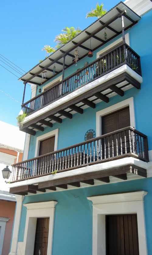 old san juan balconies