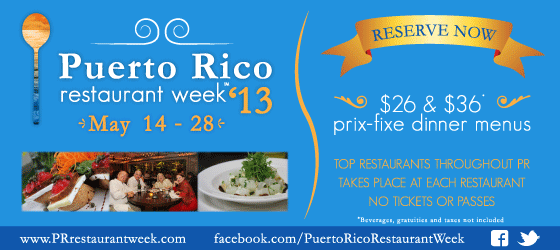 Puerto Rico restaurant week 2013
