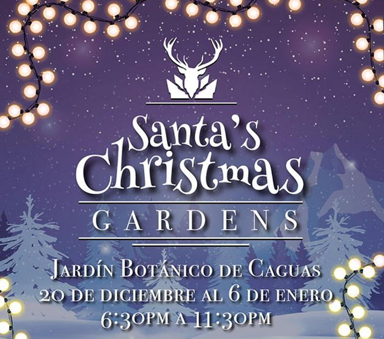Santa’s Christmas Gardens At Caguas Botanical Gardens