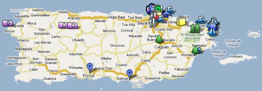 Interactive Puerto Rico Travel Map