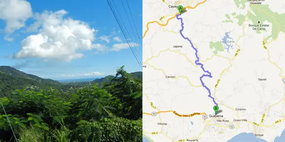 Puerto Rico Road Trips - PR 15 Cayey to Guayama Puerto Rico
