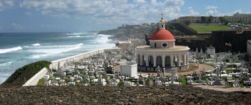 san juan cemetery from el morro