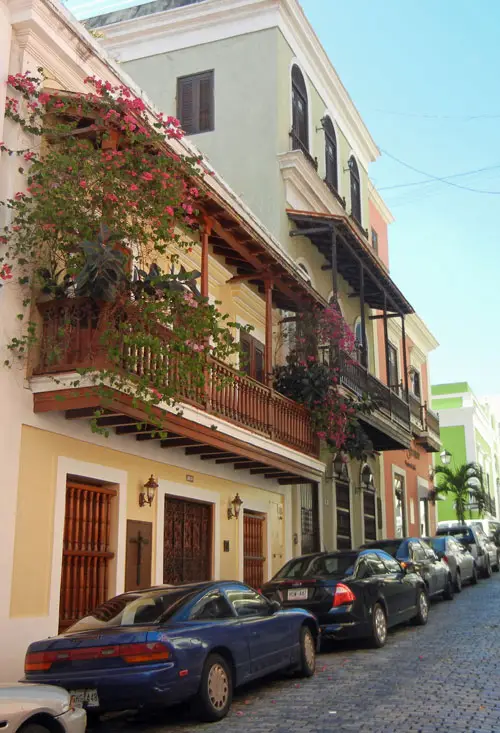 old san juan balconies